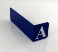 rozdzielacz alfabetyczny z PCV, kolor granatowy